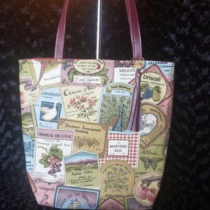 Wine Burgundy Tote